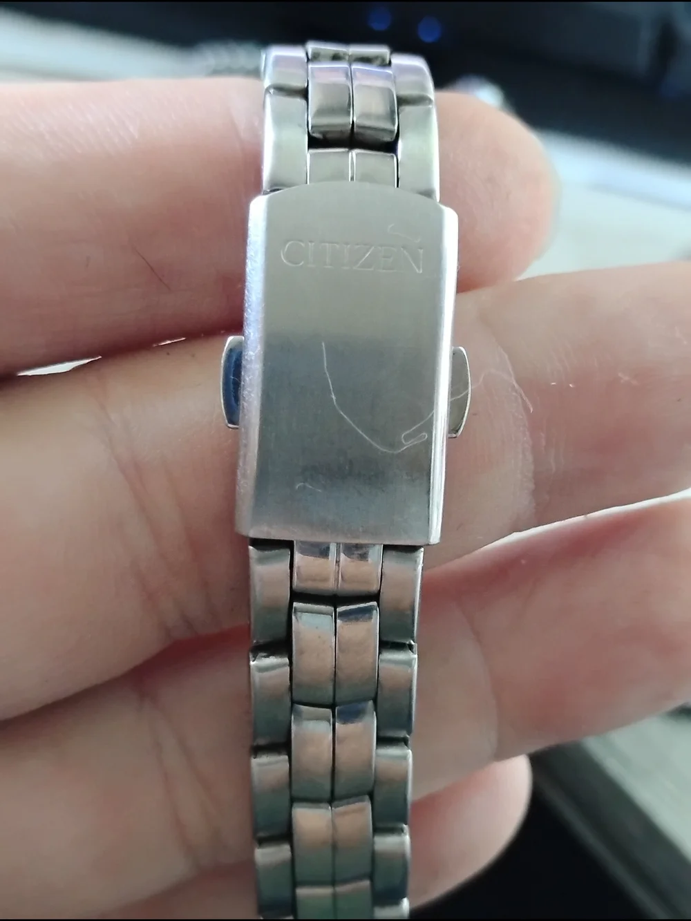 Citizen Quartz Stainless Steel Silver Watch with Day-Date